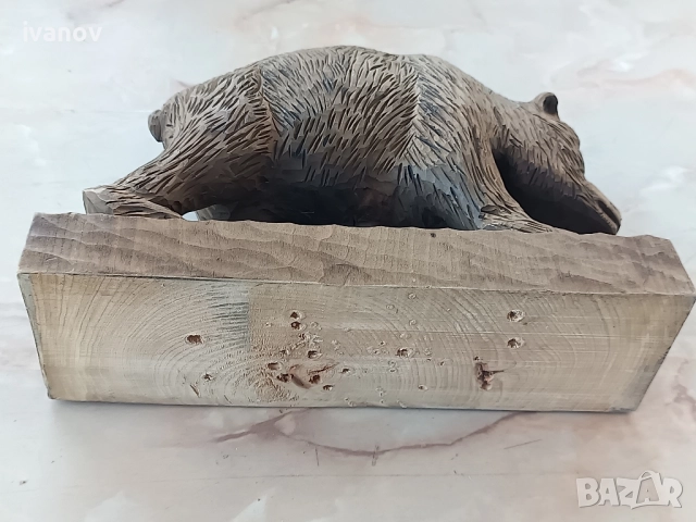 Дърворезба - мечка, снимка 6 - Антикварни и старинни предмети - 51724212