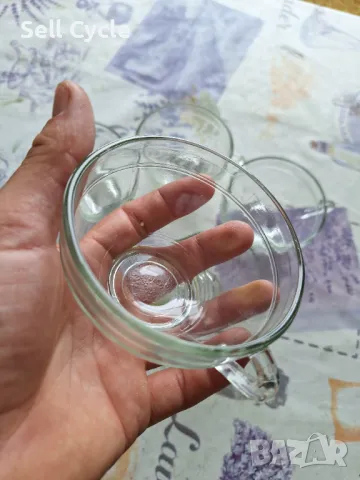 ✅ СТЪКЛЕНИ ЧАШИ ЗА ЧАЙ❗, снимка 2 - Сервизи - 47464488