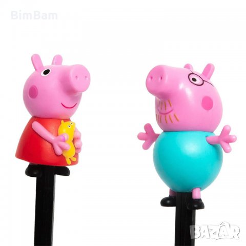 Peppa Pig Случайна мини фигурка за молив / Прасенцето Пепа, снимка 2 - Рисуване и оцветяване - 34468458