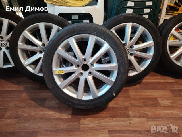 Продавам 5 Гуми Uniroyal с джанти към тях, снимка 3 - Гуми и джанти - 52594246