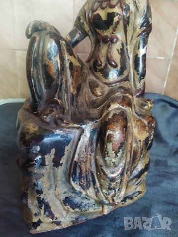 стара метална статуетка-буда, снимка 3 - Други ценни предмети - 34250911