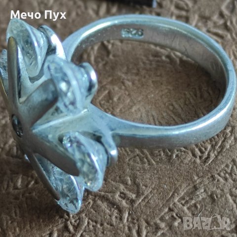 Сребърен пръстен (210), снимка 12 - Пръстени - 44338631