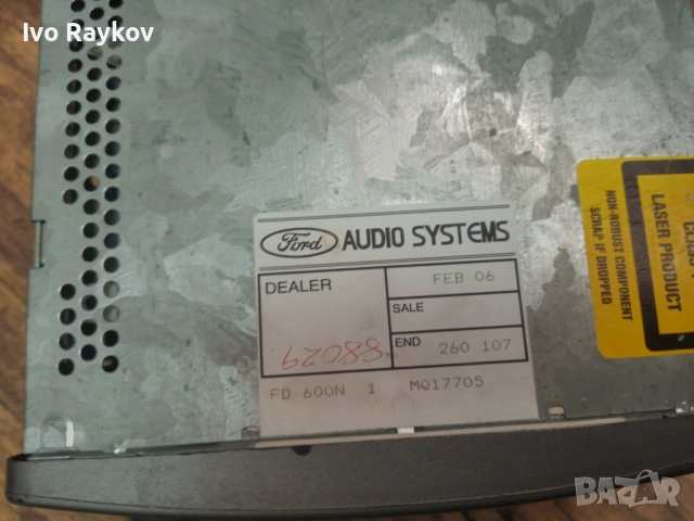 CD, радио за Ford Focus, Galaxy,  Ford Fiesta , XS6F18C815AA , XS6F-18C815-AA, снимка 5 - Части - 53734120