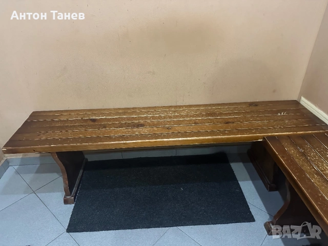 Дървени пейки 2 бр, снимка 2 - Други - 53255034