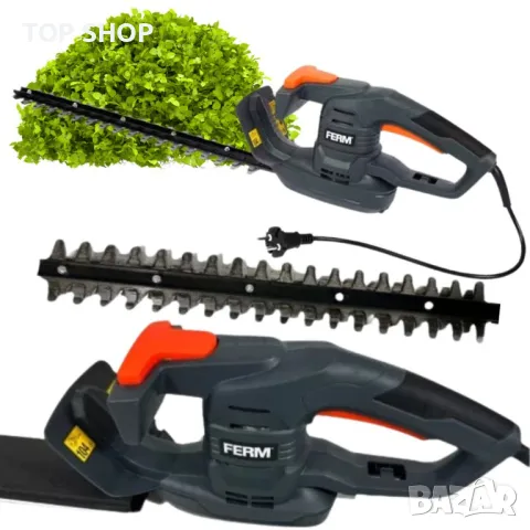 FERM градински тример/ храсторез електрически HTM1007, снимка 8 - Градински инструменти - 48547757