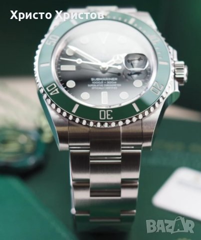 Мъжки луксозен часовник ROLEX SUBMARINER "STARBUCKS" 126610LV, снимка 10 - Мъжки - 41704973