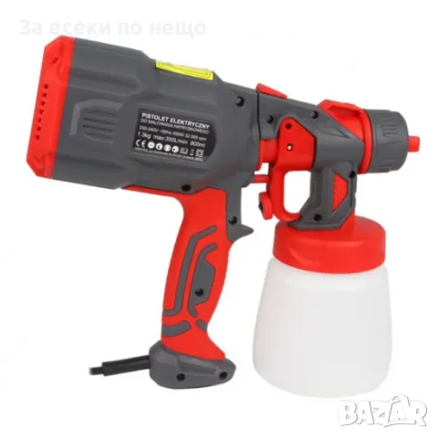Електрически пистолет за боядисване 800 мл Mar-Pol, снимка 4 - Други инструменти - 50348752