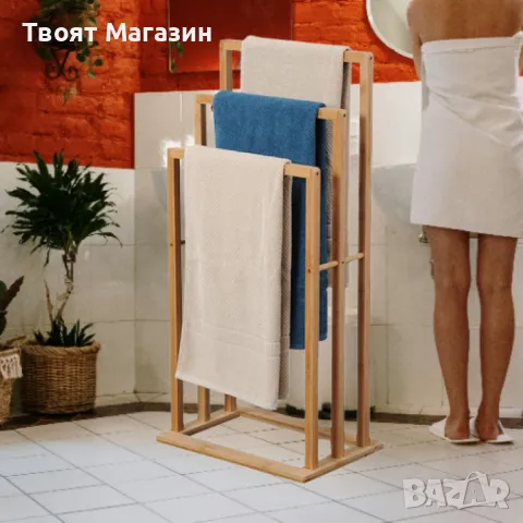 Бамбукова поставка за кърпи Kesper, снимка 4 - Други стоки за дома - 48908334