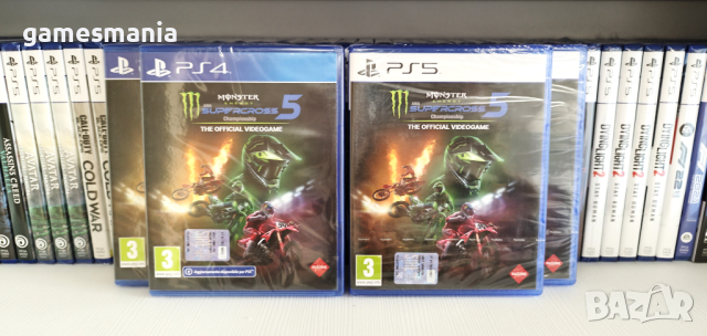 [ps5/ps4] НИСКА цена! Monster Energy Supercross 5 /Нови