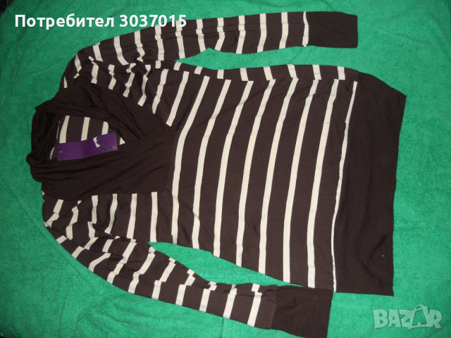 Супер Разпродажба! Нова Дамска Блуза М Л номер, снимка 1 - Блузи с дълъг ръкав и пуловери - 35733078