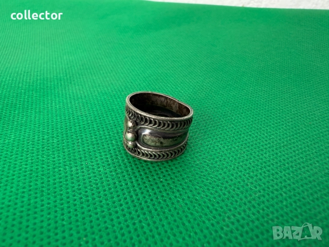 Ръчно изработен сребърен пръстен. №7633