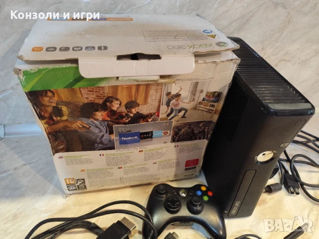 Xbox 360 - 250GB - Пълен комплект с кутия, снимка 5 - Xbox конзоли - 51111748