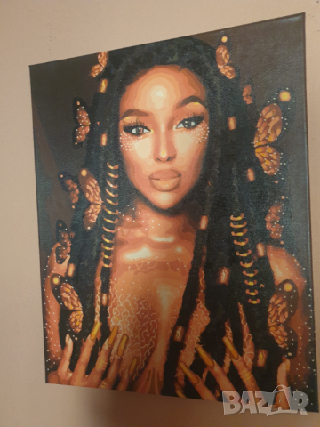 Картина рисувана акрил 40см 50см , снимка 5 - Картини - 36447794