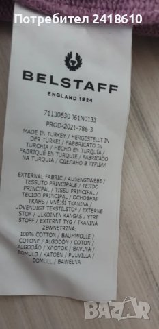 Belstaff Sweatshirt Cotton Mens Size 50/L ОРИГИНАЛ! Мъжка Блуза!, снимка 14 - Блузи - 48706448