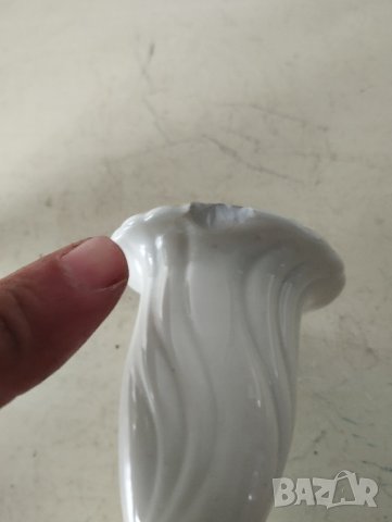порцеланов свещник, снимка 3 - Антикварни и старинни предмети - 41850140