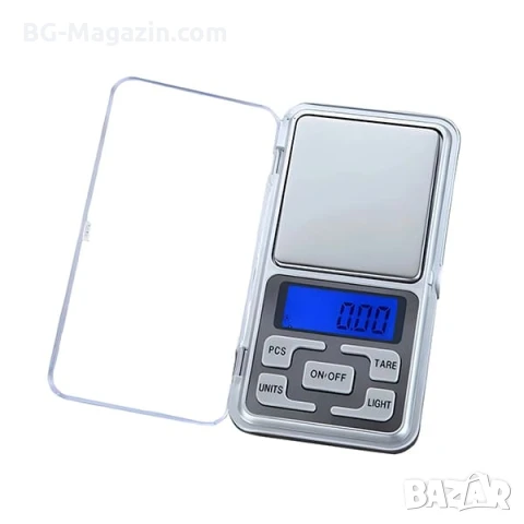 Мини джобна електронна везна кантар 0.01 до 300г за храна злато бижута подправки малка прецизна, снимка 8 - Везни - 50929778