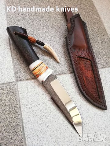 Ръчно изработен ловен нож от марка KD handmade knives ловни ножове, снимка 2 - Ловно оръжие - 39892161