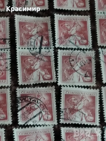 Винтидж ПОЩЕНСКИ марки Чехословакия 90 бр. , снимка 14 - Филателия - 53173880