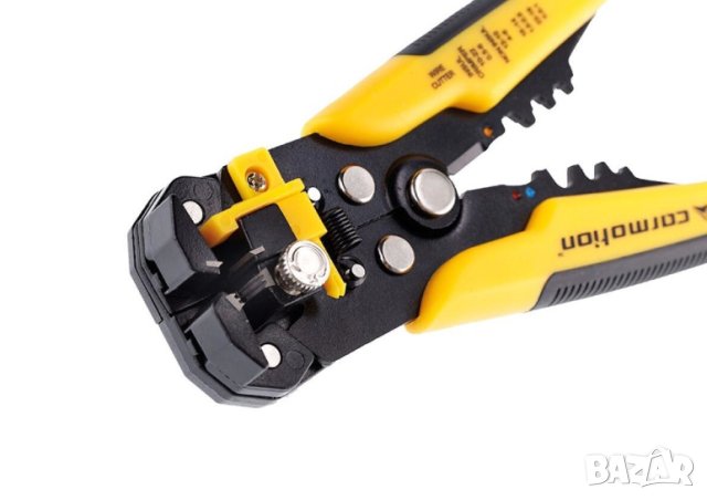 Carmotion Клещи кримпващи рязане оголване на кабели кабелни обувки, снимка 4 - Клещи - 41211985