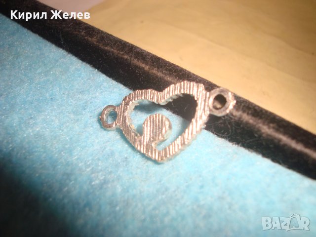 ПОСРЕБРЕНО СЪРЧИЦЕ ОКОТО на НАЗАР - ЕМАЙЛ с ЦИРКОНИ БЕЛ ЕПОК БИЖУ МЕДАЛЬОН ПРОТИВ УРОКИ 25324, снимка 5 - Други - 35666154