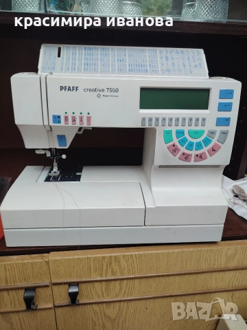 шевна машина Pfaff Creative 7550
