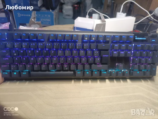 Механична клавиатура SteelSeries - Apex Pro Gen 3, OmniPoint, RGB, черна , снимка 3 - Клавиатури и мишки - 56074680