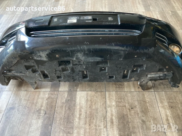 Предна броня черна и хром пълна за Peugeot 5008 1.6 HDI (2013), снимка 3 - Части - 53742798