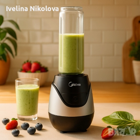 Компактен и мощен блендер Midea BL1189CEE-MPO1S, снимка 6 - Блендери - 51744010