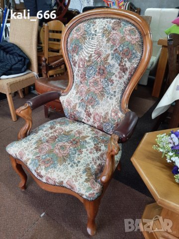 Ретро кресло внос от Холандия , снимка 2 - Дивани и мека мебел - 40251852