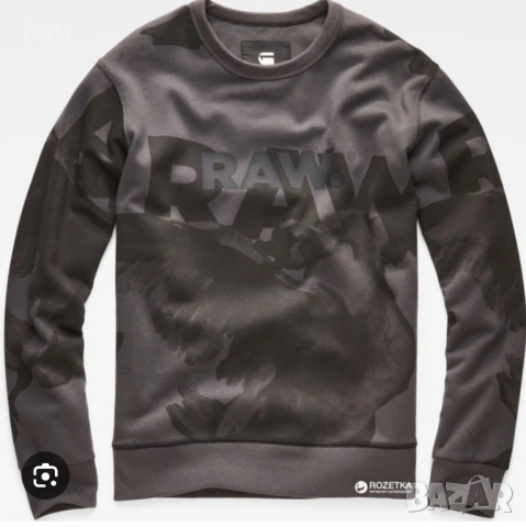 Оригинална мъжка блуза G-Star Raw Core LS Premium размер С
