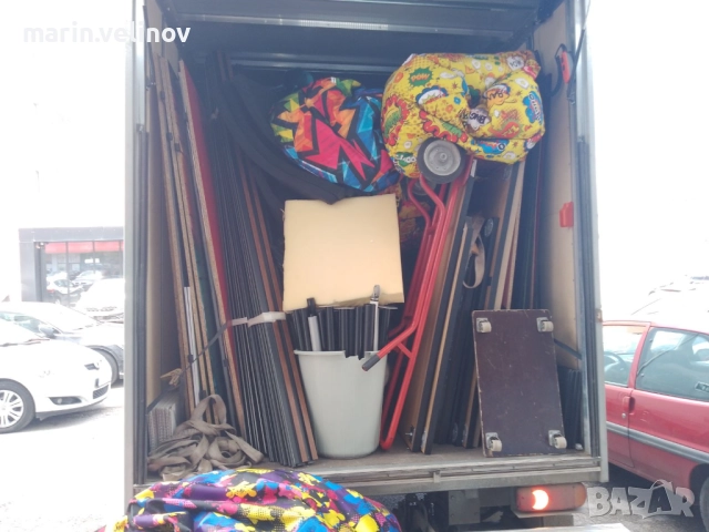 Хамалски и Транспортни услуги бус с падащ борд 