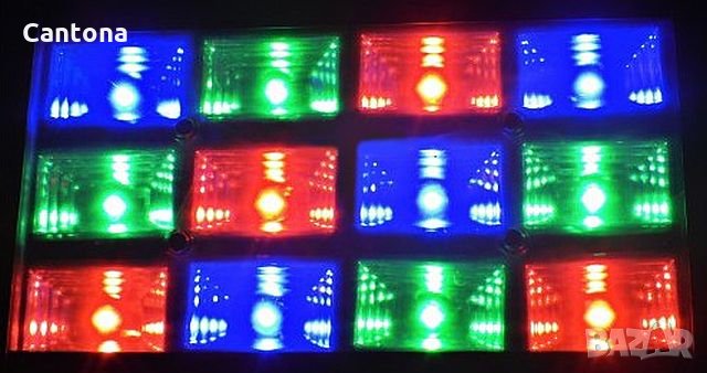 Блиц LED Room Strobe 12, диско лампа, RGB, снимка 3 - Други - 34501166