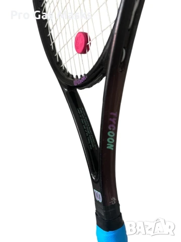 Professional Tennis Racquet Wilson Tycoon Graphite Technology Fiberglass Inner Vibration PWS 95 sq i, снимка 4 - Тенис - 50615805