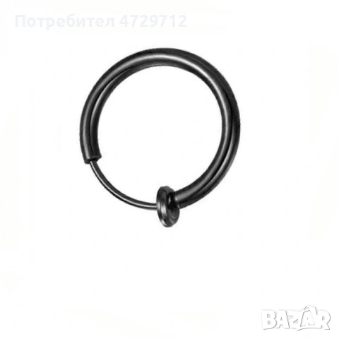 Парти обици халки с пружини, снимка 15 - Обеци - 53464104