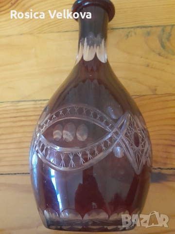 Ваза цветно стъкло , снимка 2 - Вази - 52864113