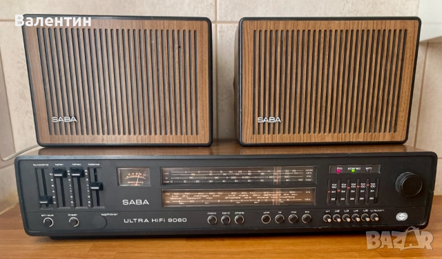 Ресивер SABA HIFI 9060 + акустика, снимка 3 - Ресийвъри, усилватели, смесителни пултове - 52175932