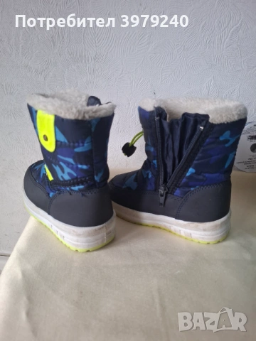 Боти зимни 23 номер, снимка 4 - Бебешки боти и ботуши - 53234478