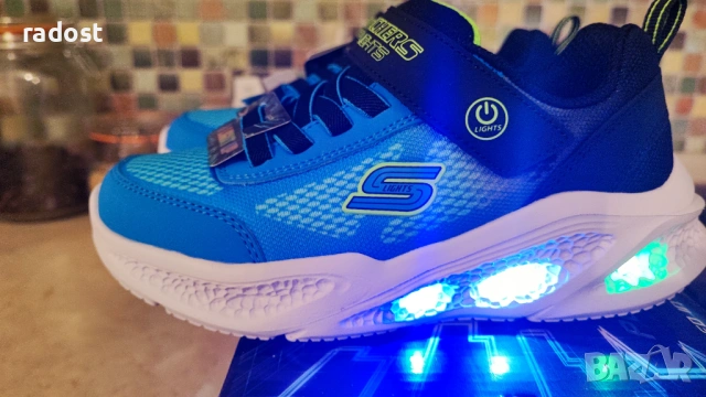 Детски светещи маратонки SKECHERS №30 19см
