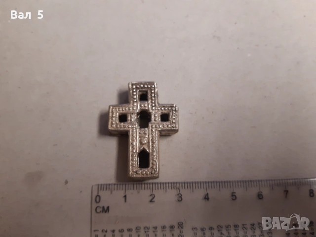 Възрожденски реликвен кръст , кръстче - Енколпион . РЕПЛИКА, снимка 2 - Антикварни и старинни предмети - 53749251