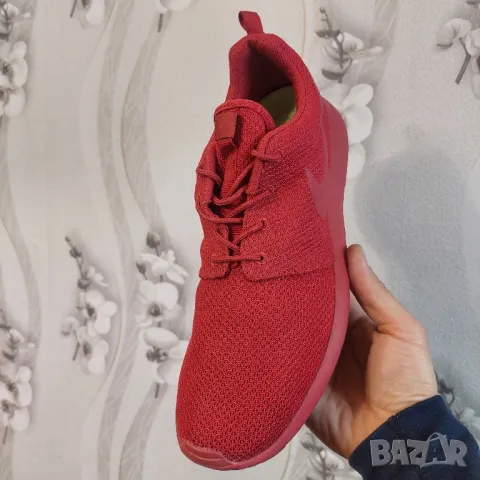 маратонки NIKE ROSHE ONE  Triple RED  номер 44,5-45, снимка 8 - Маратонки - 37806600
