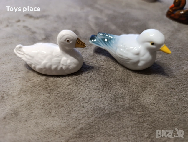 Ретро порцеланови и керамични фигурки птици, патица, лебед, винтидж фигурки , снимка 9 - Декорация за дома - 53578182