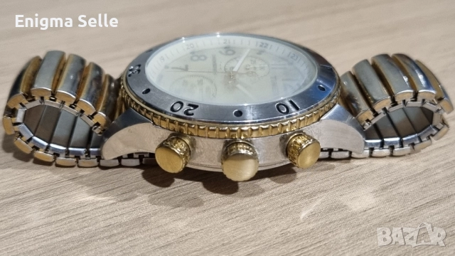 Мъжки хронограф Timex Classic Indiglo, снимка 4 - Мъжки - 52528941