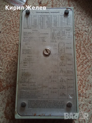 Мултицет GOERZ ELEKTRO стар рядък модел уникат за КОЛЕКЦИОНЕРИ 51665, снимка 5 - Антикварни и старинни предмети - 52035445