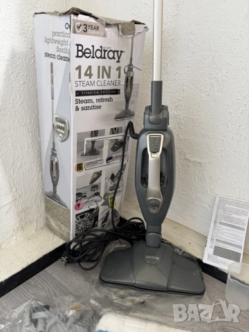 Мултифункционална Парочистачка и Парен Моп Beldray Titanium 14в1 1300W Пароструйка!