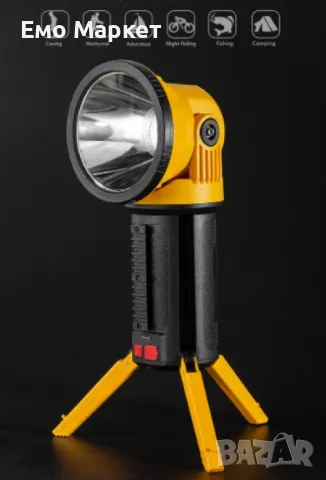 Мултифункционален LED преносим фенер 3200LM 4500mAh W5165-1, снимка 11 - Къмпинг осветление - 49263562