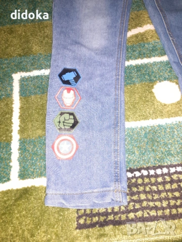 Дънки marvel , снимка 4 - Детски панталони и дънки - 53575716