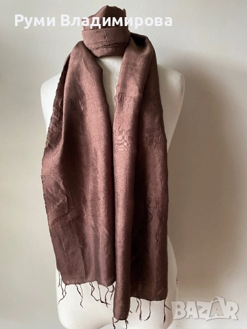 Копринен шал/ дълъг шал/ различни видове, снимка 15 - Шалове - 51339568