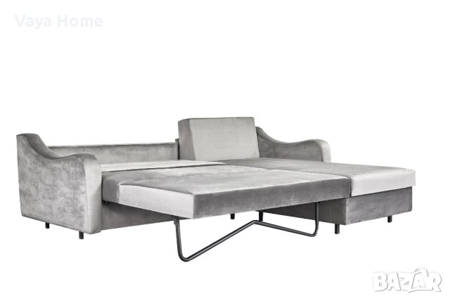 Разтегателен диван, Grigio, Сив, снимка 3 - Дивани и мека мебел - 41017917