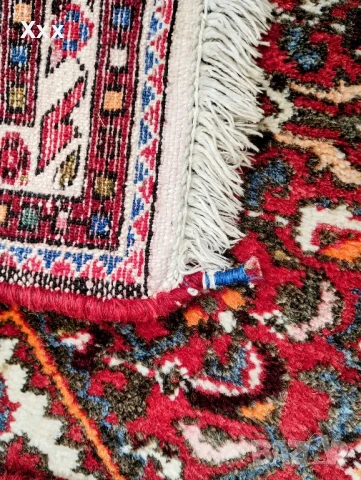 Ръчно тъкана вълнена пътека.Иранска.Антика за ценители., снимка 4 - Пътеки - 51018919