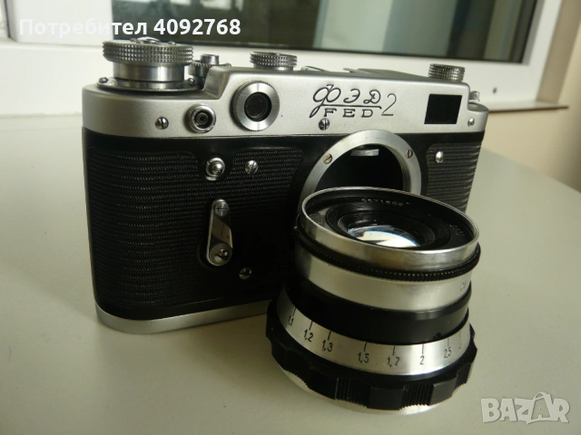 фотоапарат фед 2 като нов, експортната версия , снимка 2 - Фотоапарати - 53514497
